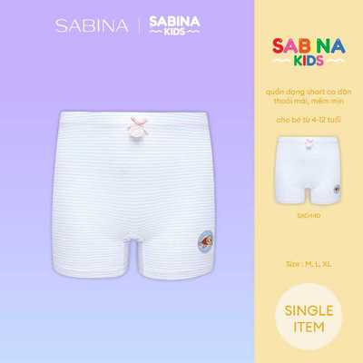 Quần Lót Dạng Quần Ngắn Ôm Cho Trẻ Mẫu Giáo Hoặc Tiểu Học Sabinie By Sabina SXG440WH