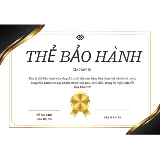 Thẻ Bảo Hành sản phẩm, từ khi nhận hàng shop. Máy Rửa Xe