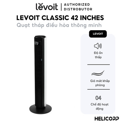 Quạt Tháp Điều Hòa Thông Minh LEVOIT CLASSIC PRO 42 INCH - 12 Cấp Gió, Tiết Kiệm Điện