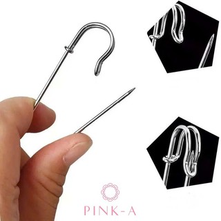 *(Set 3 cái) Cài áo kim băng màu đồng và cài áo kim băng inox gắn hoa/phụ kiện