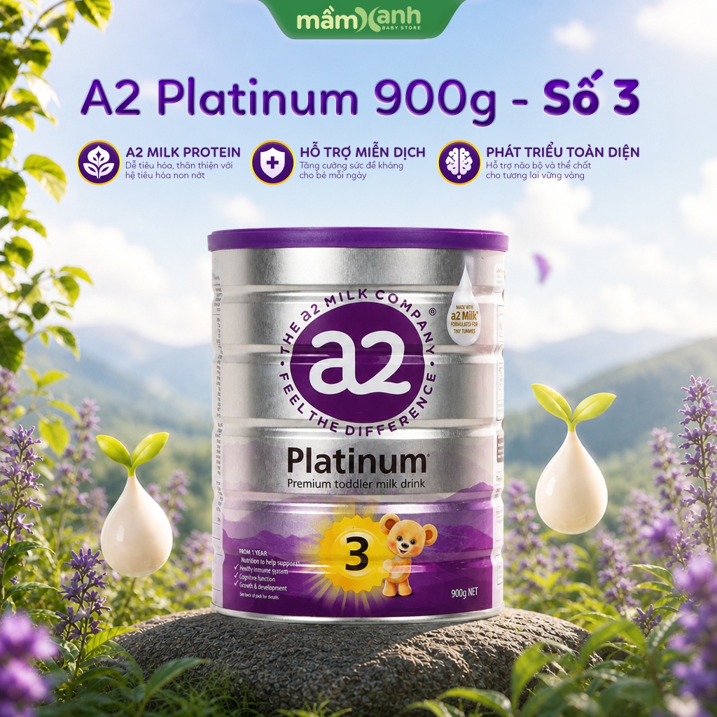 Sữa bột A2 Platinum 900g - Số 3