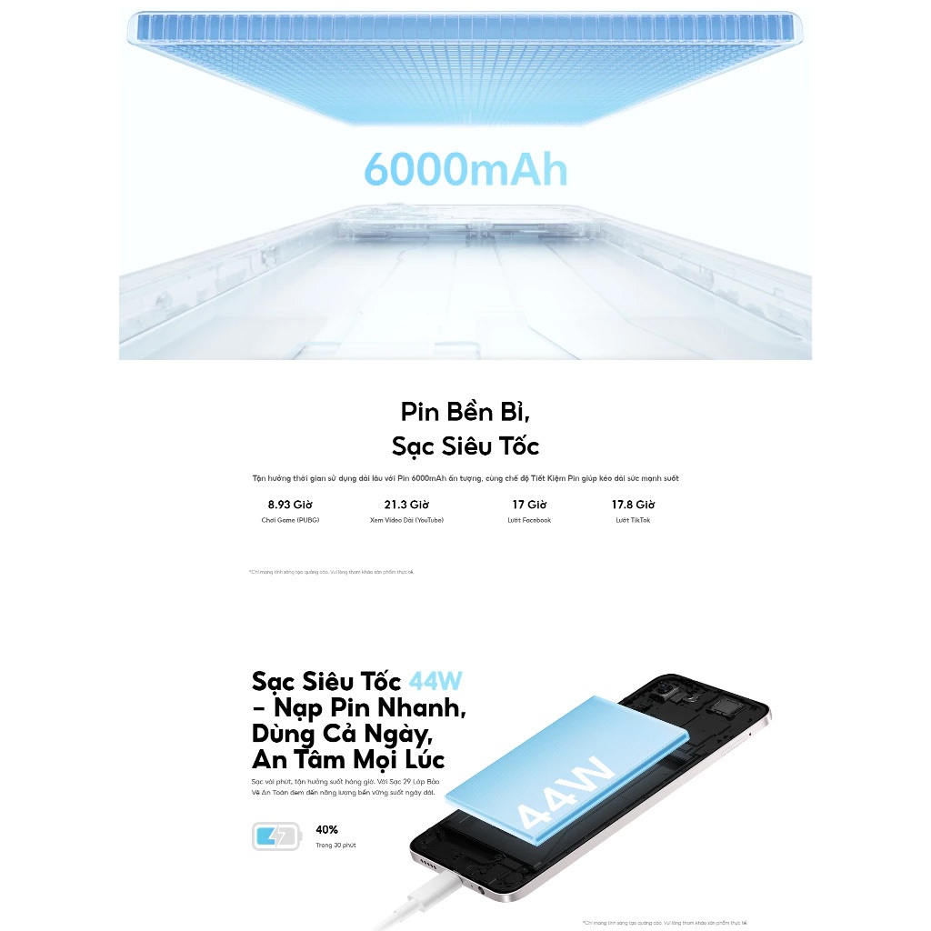 Điện thoại vivo Y19s Pro 8GB + 128GB | Màn Hình 6.68" | Pin 6000mAh | Kháng Nước và Chống Bụi IP64 | BigBuy360 - bigbuy360.vn