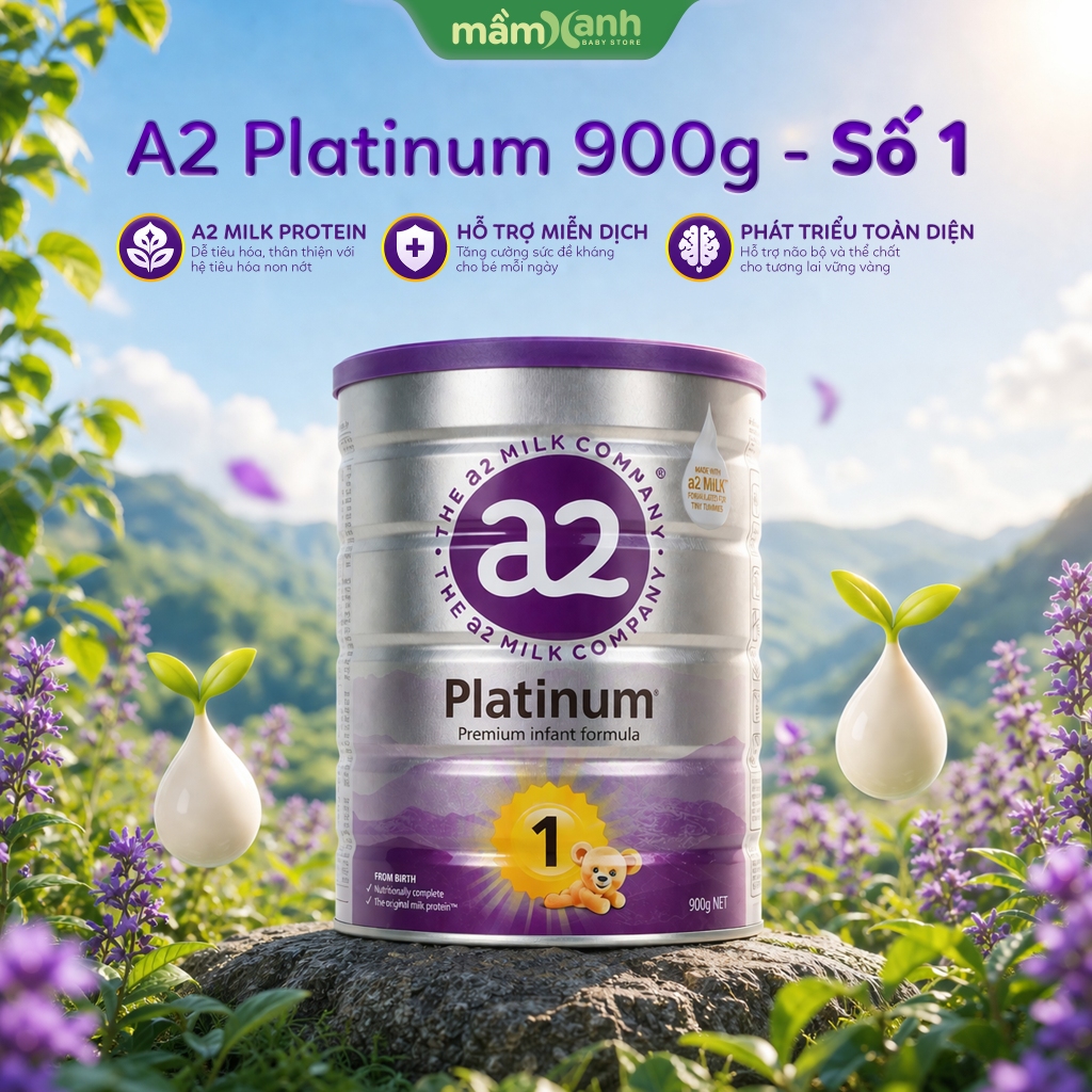 Sữa bột A2 Platinum 900g - Số 1