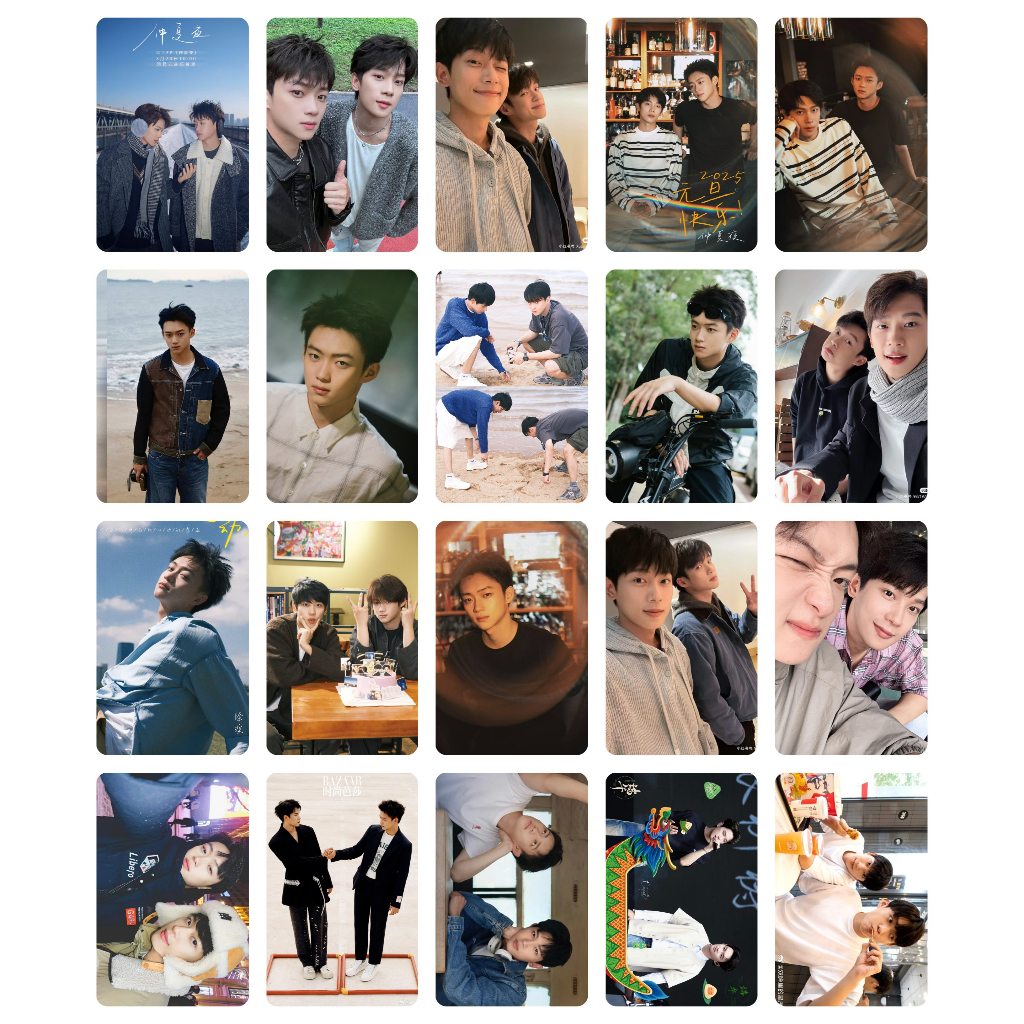 Lomo card THD-A80 ảnh bo góc 1 mặt Trọng Hạ Dạ (Midsummer Night) - Từ Tân x Trương Quýnh Mẫn (Xu Bin