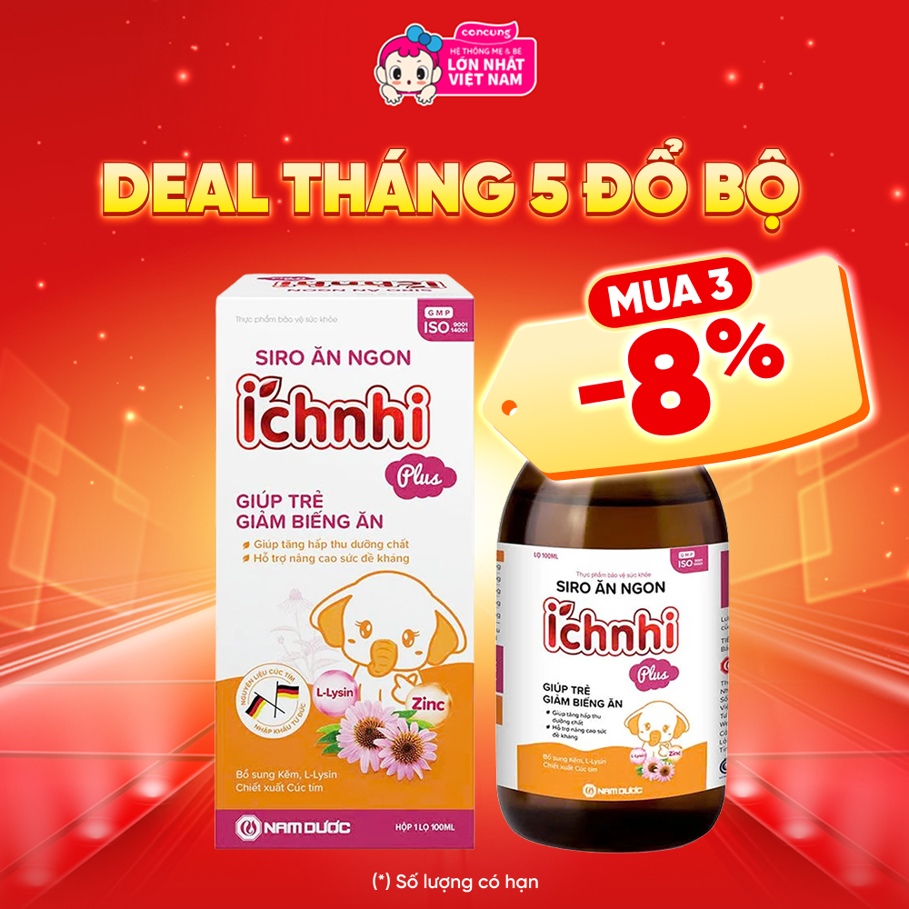 Siro Ăn ngon ích nhi Plus (Lọ 100ml) - concung