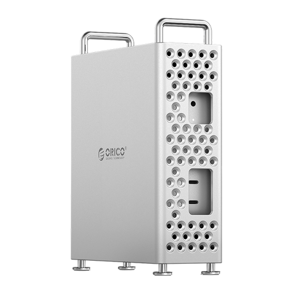 Case bảo vệ Mac MiniPro ORICO-MS10-SV-EP bằng Hợp kim nhôm - Hàng Chính Hãng