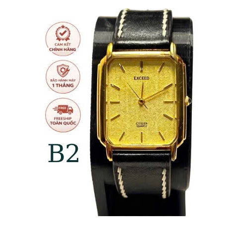Đồng hồ Citizen exceed máy pin vintage, thuộc dòng cao cấp nội địa nhật, thân đúc bạc độ mới cao