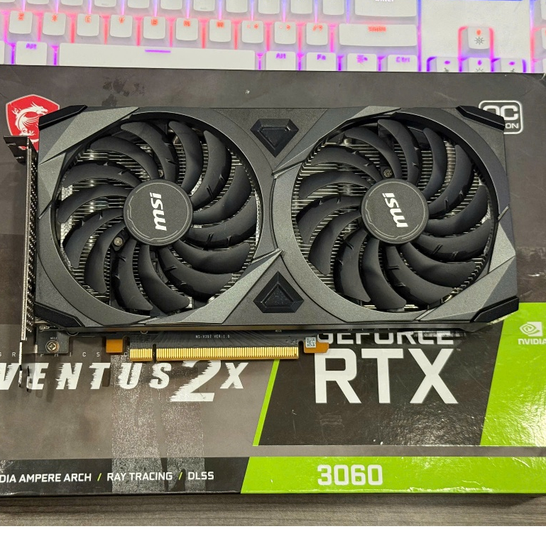 Card Màn Hình MSI  RTX 3060 Ventus 2X 12G OC Full Box