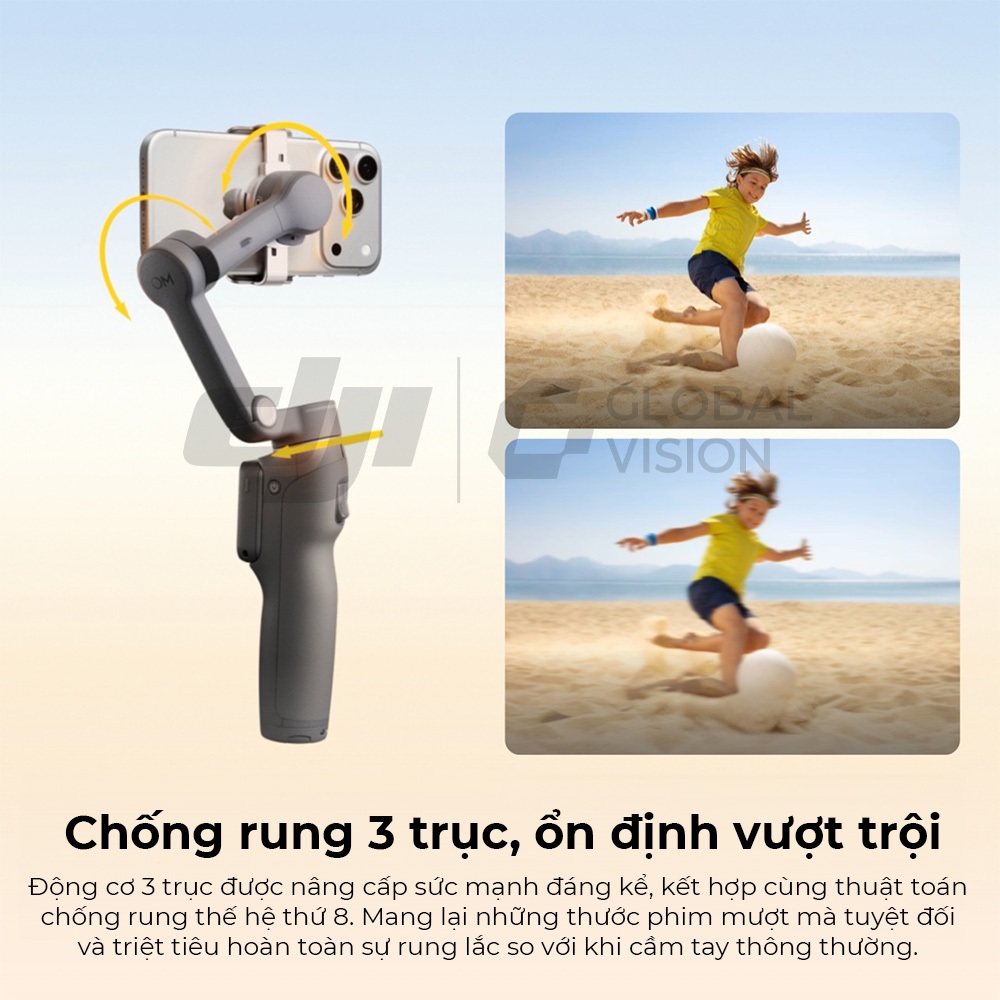Gimbal chống rung điện thoại DJI Osmo Mobile 8P điều khiển từ xa chuyên nghiệp (DJI OM 8P) | BigBuy360 - bigbuy360.vn