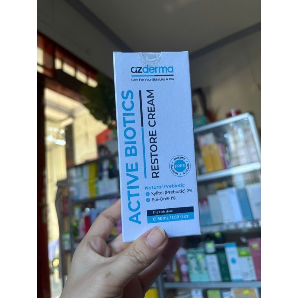 (Hàng có sẵn) kem dưỡng da phục hồi Azderma Active Biotics Restore Cream 50ml