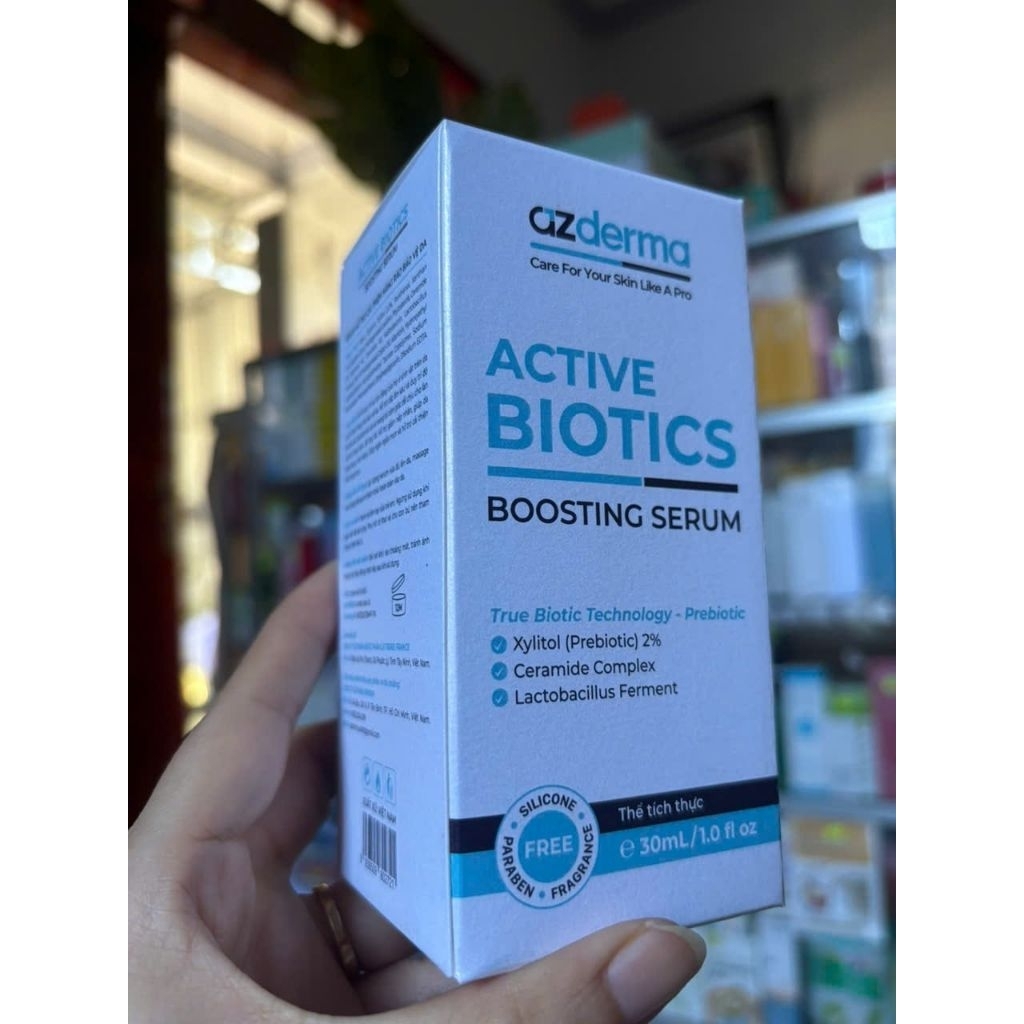 (Hàng có sẵn) Serum Azderma Active Biotics Boosting hỗ trợ phục hồi và cải thiện hàng rào bảo vệ da 