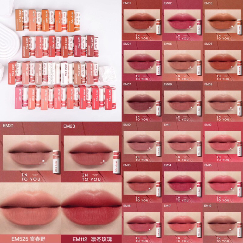 Son môi trang điểm và dưỡng môi - INTO YOU SHERO Super Matte Lip & Cheek Mud N.W 2g