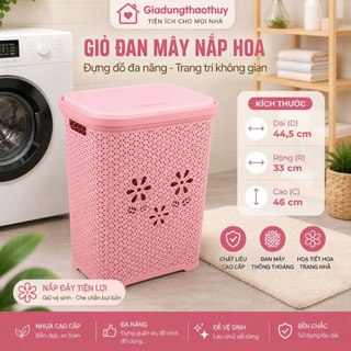 Giỏ đựng đồ nắp hoa Việt Nhật