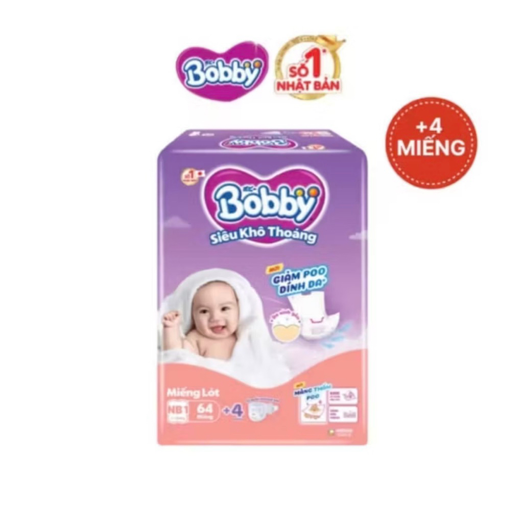Bỉm Bobby NB1 108 miếng