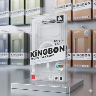 Ốp Lưng Xiaomi KiNGBON Lưng Cứng Viền Dẻo Hít Nam Châm Siêu Chặt cho Xiaomi 17 ProMax/17Ultra