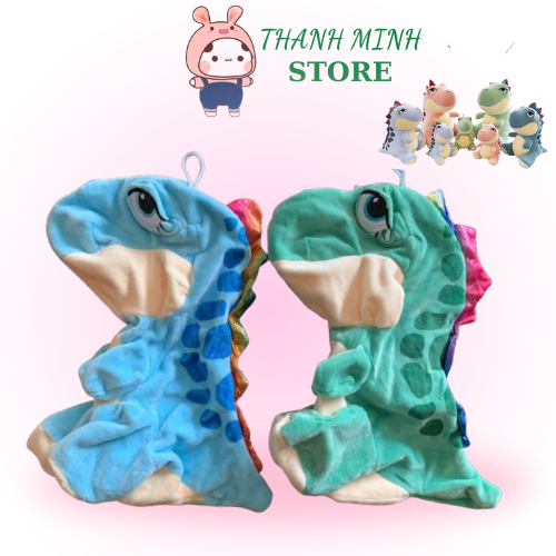 Vỏ Gấu Bông Khủng Long Đốm Lưng Hàng Nhập Cao Cấp THANH MINH STORE