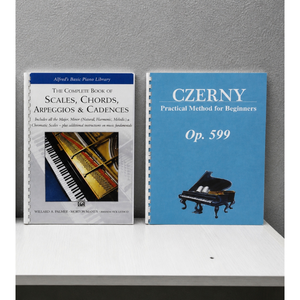 Giảm 10% khi mua combo 2 cuốn Gam (Scales, Chords) & Czerny Op. 599