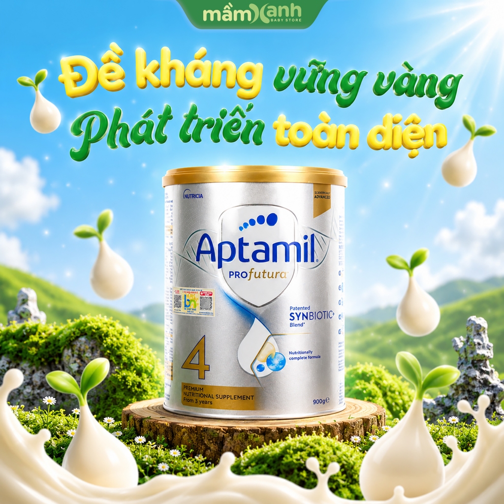 Sữa bột Aptamil Profutura Úc 900g - Số 4