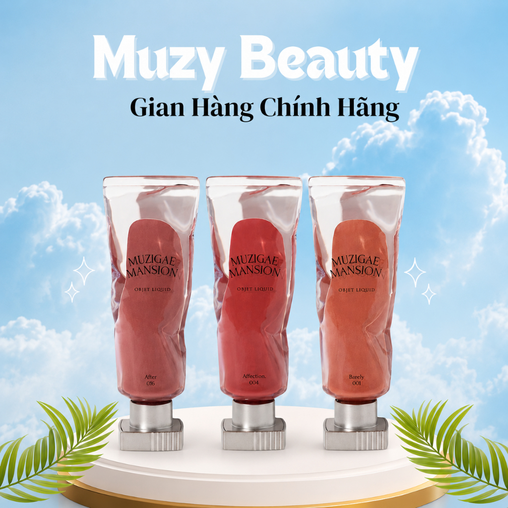 Son thuần chay Muzigae Mansion Vegan Base Lip Liquid - Muzy Beauty