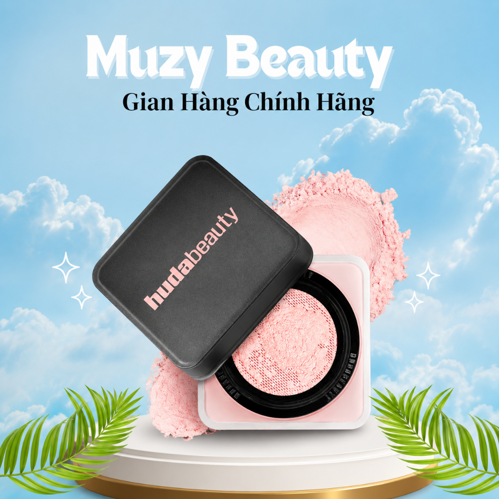 Phấn phủ dạng bột Huda Beauty Easy Bake Loose Powder - Muzy Beauty