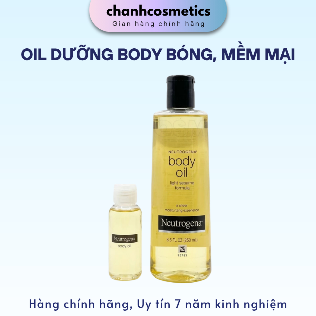 (DATE 2027) DƯỠNG THỂ BODY OIL NEUTRO date 22/4/2027Z CHANH COSMETICS