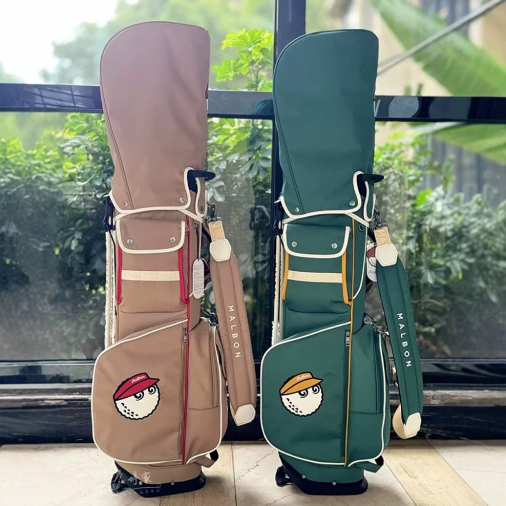 Túi Golf Stand Bag Malbon – Túi Gậy Golf Chân Đứng Cao Cấp, Phong Cách Vintage Retro (Malbon x Golfw