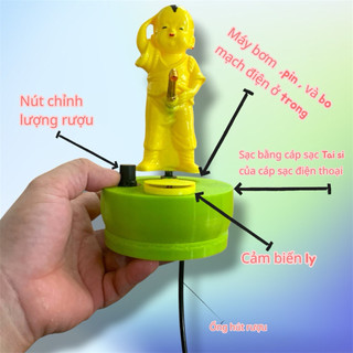 Bình rót rượu tự động cảm biến ly