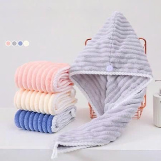 khăn cuốn tóc gội đầu chùm khô