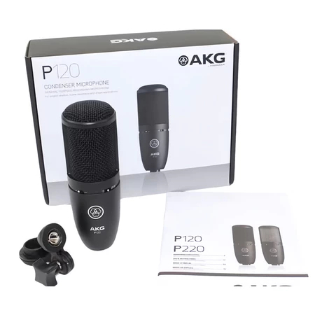 Mic Thu Âm AKG P120. Chuyên Dùng Thu Âm, Livestream. Micro AKG P120 Vẻ Bề Ngoài Khoẻ Khoắn, Cực Sang
