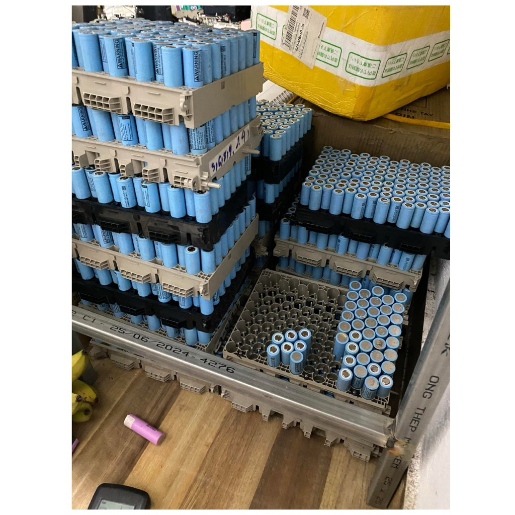 Cell 18650 LG MH1 2900-3200 tháo khối b1