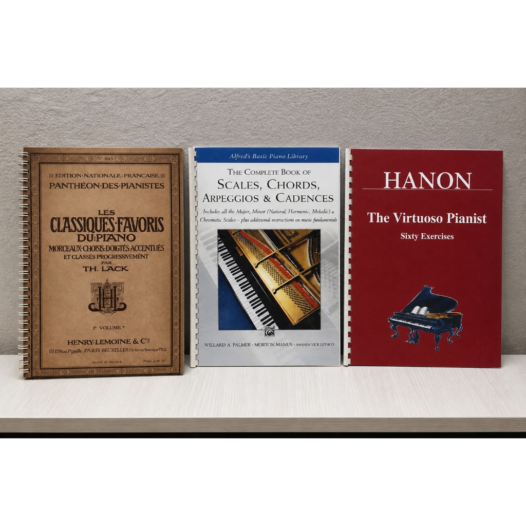 Giảm 15% khi mua combo 3 cuốn Les Classiques Favoris du Piano (Vol 1A)  & Gam (Scales, Chords)  & Ha