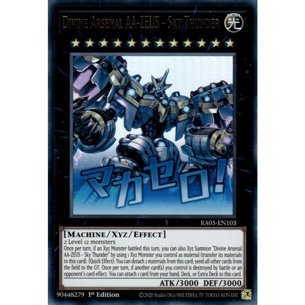 [Alan Yugioh Shop] Bài Yugioh Chính Hãng - Divine Arsenal AA-ZEUS - Sky Thunder (Stamp Edition) - RA