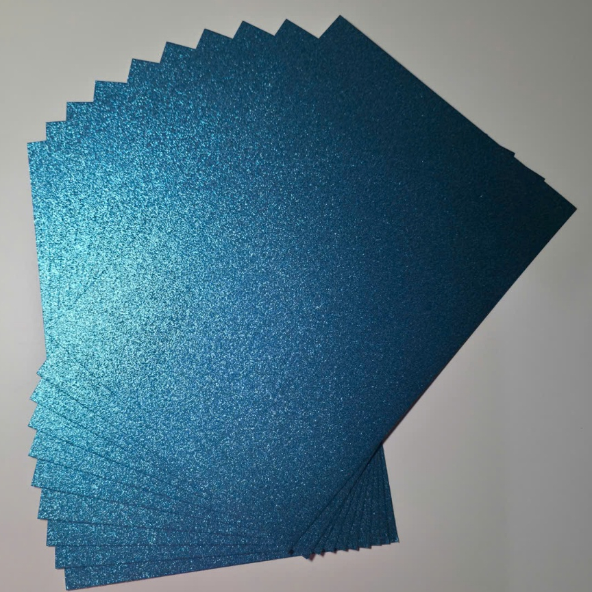 Giấy bìa kim tuyến || Giấy kim tuyến A4 || Combo 10 tờ giấy A4 kim tuyến 250gsm
