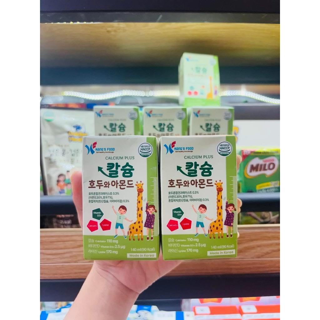 (DATE 3/2027)𝗦𝘂̛̃𝗮 𝗛𝗮̣𝘁 𝐎𝐑𝐆𝐀𝐍𝐈𝐂 Calcium 𝗣𝗹𝘂𝘀 nhập khẩu Hàn Quốc bổ sung DHA,Lysine, Calcium, hỗ trợ 