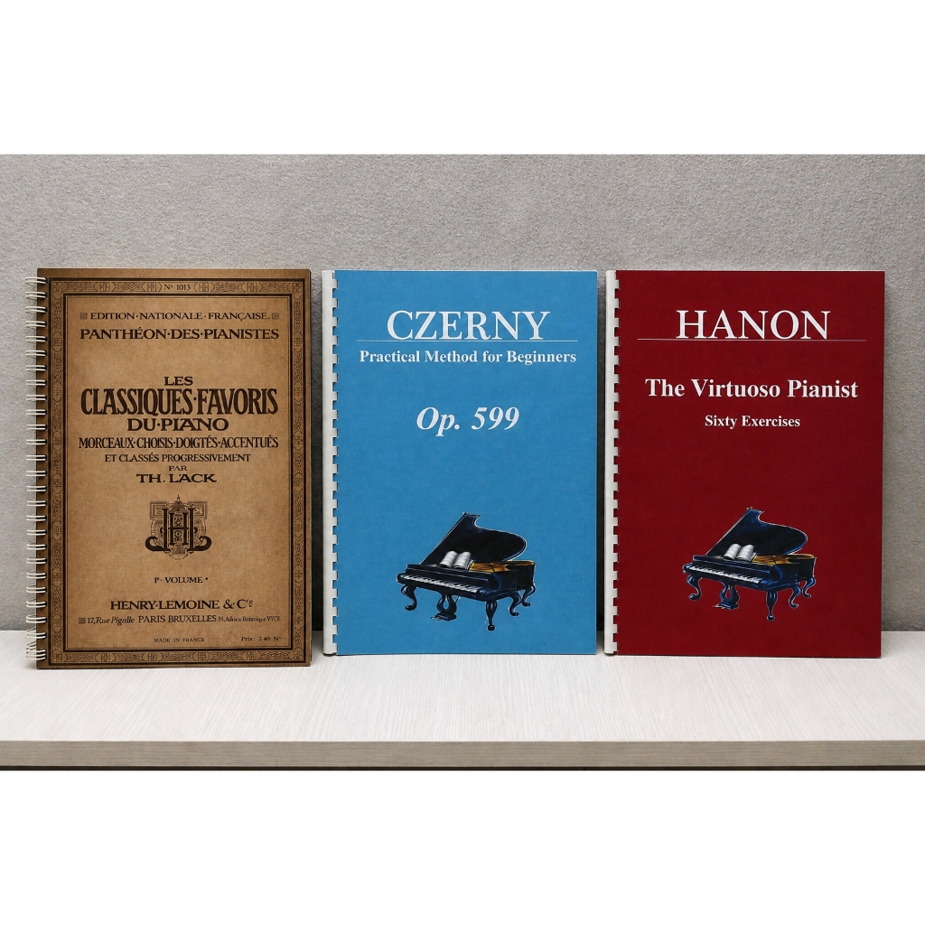 Giảm 15% khi mua combo 3 cuốn Les Classiques Favoris du Piano (Vol 1A)  & Czerny Op. 599 & Hanon