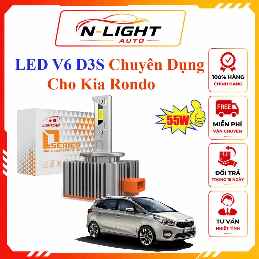 LED V6 D3S Chuyên Dụng Cho Kia Rondo