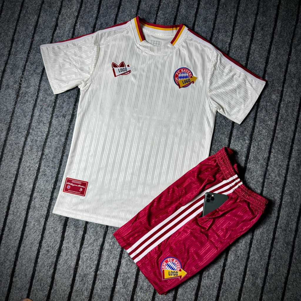 Bộ Quần Áo Bóng Đá Thời Trang Quần Có Túi CLB Bayern Munich 2026 Vải Polyester Thái Cao Cấp.