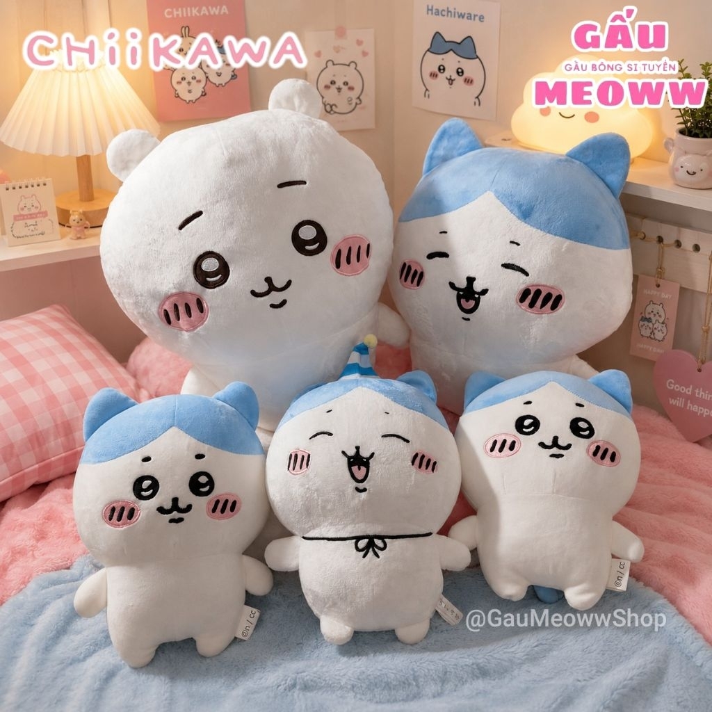 Gấu bông Chiikawa, Hachiware, Usagi [Chính hãng]