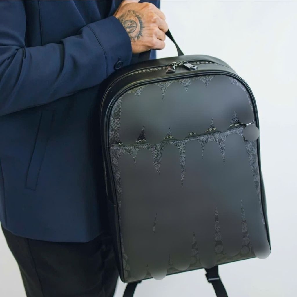 Balo nam form đứng owen CAJ90 phối canvas