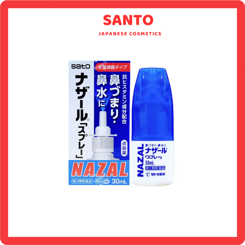 Xịt xoang mũi ngạt mũi Nazal Sato 30ml