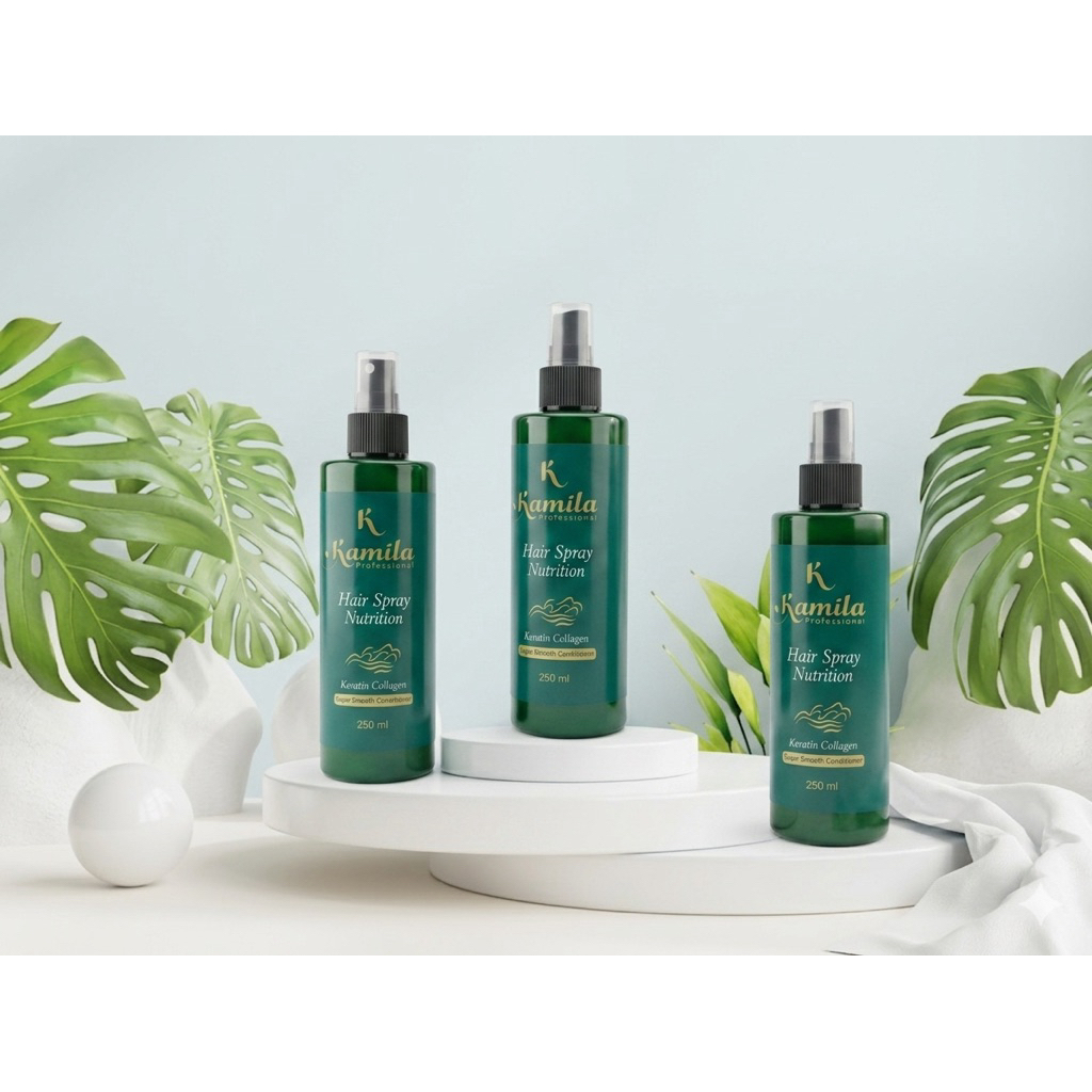 Xịt Dưỡng Tóc Kamila Professional Hair Spray Nutrition 250ml - Phục Hồi Keratin & Collagen