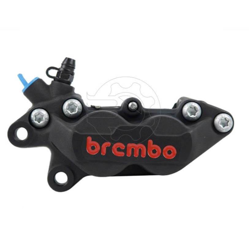 Heo Brembo 4 Pis Đúc Đen Logo Đỏ Bên Trái