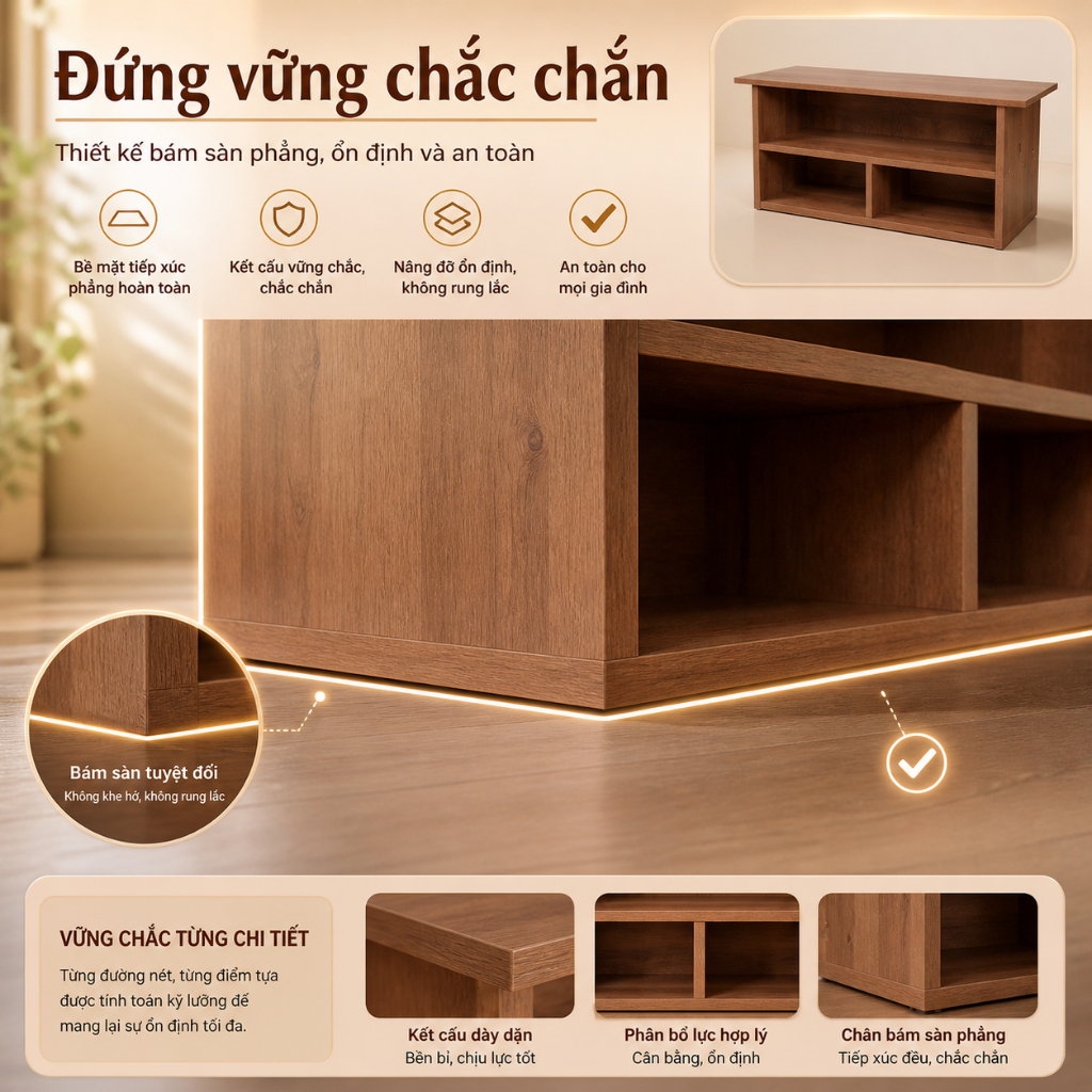 BM Tủ đựng TV bằng gỗ cao cấp, thiết kế hiện đại, phong cách tối giản. Kệ trưng bày TV hiện đại. | BigBuy360 - bigbuy360.vn