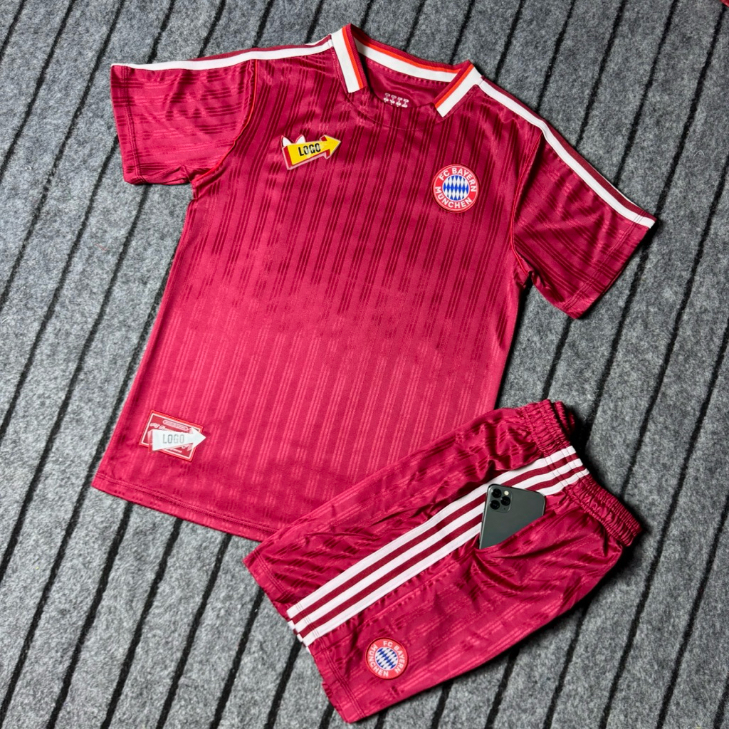 Bộ Quần Áo Bóng Đá Thời Trang Quần Có Túi CLB Bayern Munich 2026 Vải Polyester Thái Cao Cấ