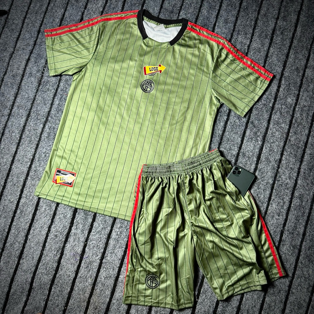 Bộ Quần Áo Bóng Đá Thời Trang Quần Có Túi Khóa CLB Bayern Munich 2026 Vải Polyester Thái Cao Cấp.