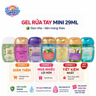 Gel rửa tay khô B.B.W 29ml – Diệt khuẩn nhanh, hương thơm lâu, bỏ túi tiện lợi - LIST MÙI 2
