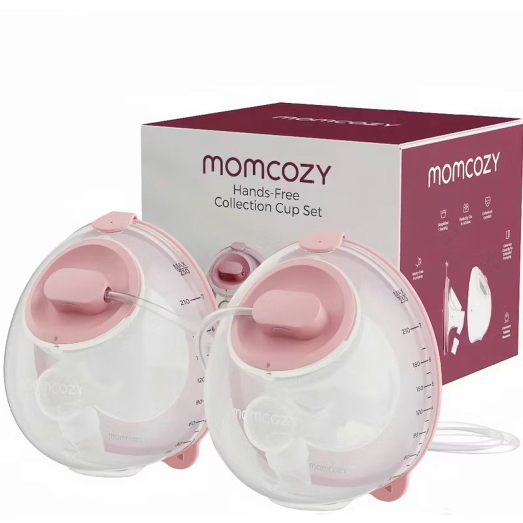 Bộ cup Momcozy V2 Pro hồng full kèm dây hút
