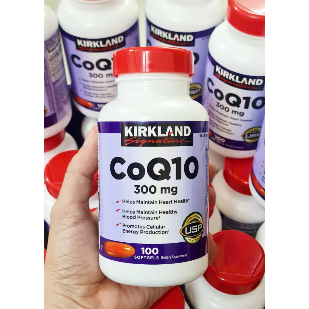 date  5/27 [chính hãng] -  Viên CoQ10 300mg Kirkland chai 100 viên tim mạch