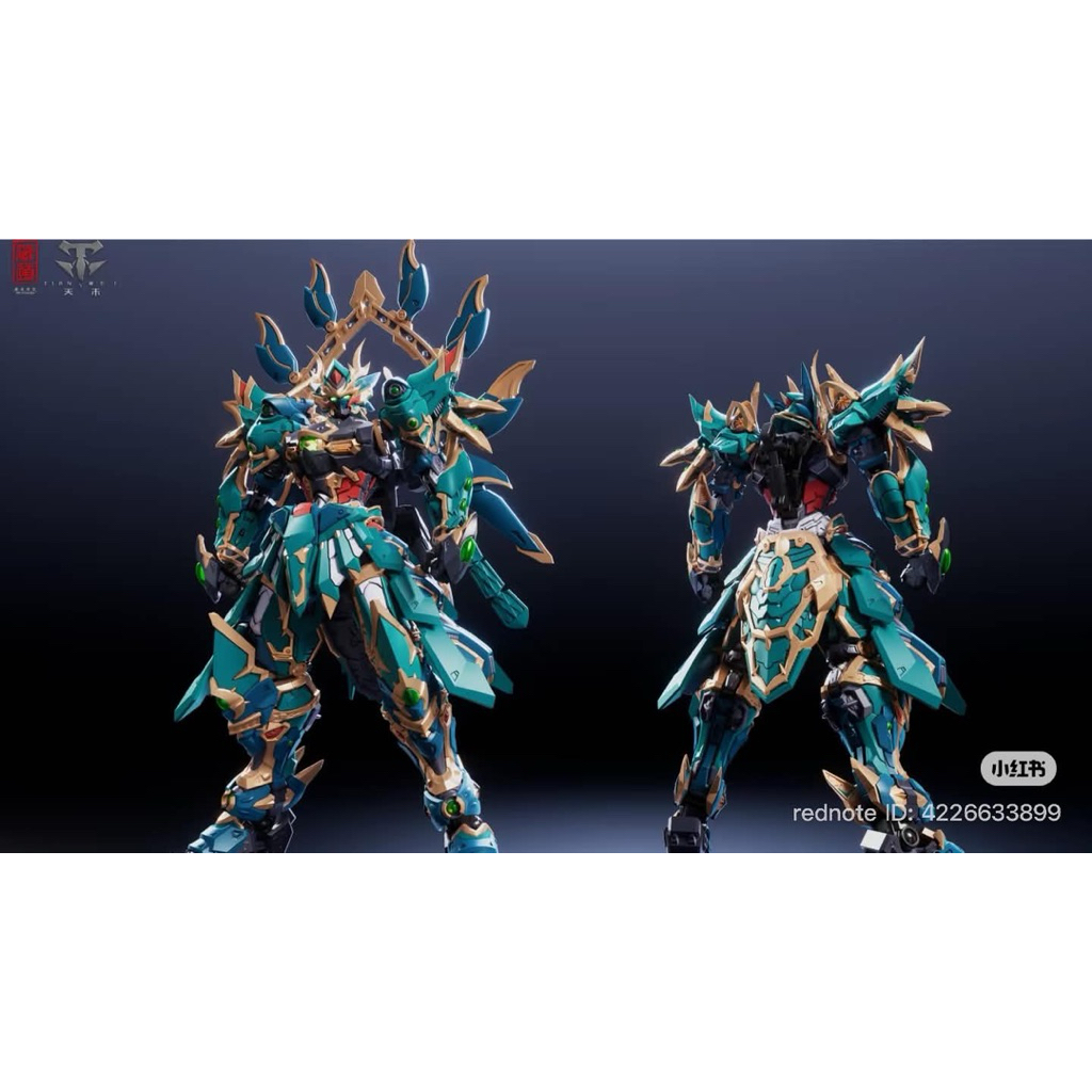 Mô Hình Lắp Ráp 1/72 Metal Build CD-01U Ultimate Azure Dragon Battle Ver - Cang Dao Thanh Long New  