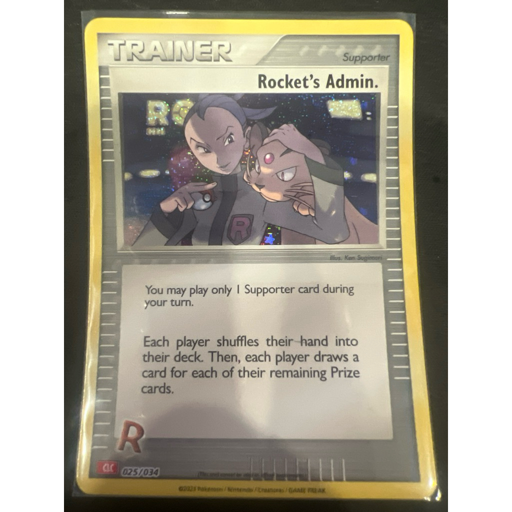 [Thẻ bài Pokemon TCG] Rocket's Admin - 025/034 - CLC